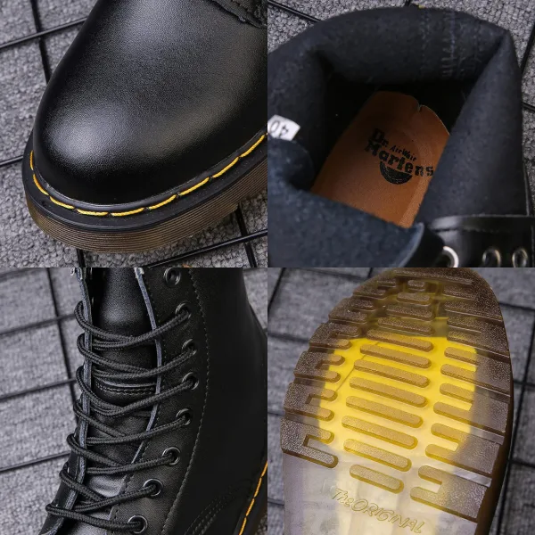 genuine leather boots, thick sole boots, thick sole shoes, fashion boots