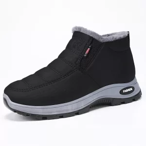Women's Insulated Winter Boots Plush Thick Sole Slip-On Shoes